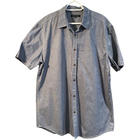 BRITCHES Men's Casual Button Down Shirt Blue Size XL Small Dots Nice Buttons - Picture 4 of 12